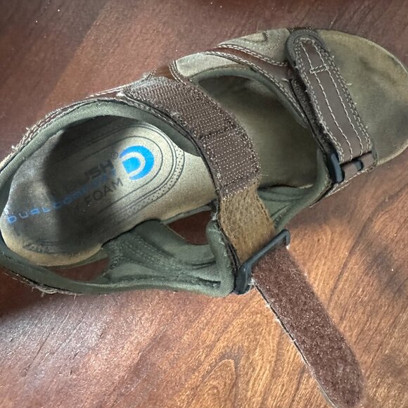 Nunn Bush Randall Gladiator Sandals Brown Leather Size 7 M Open Toe Memory Foam - Picture 10 of 14